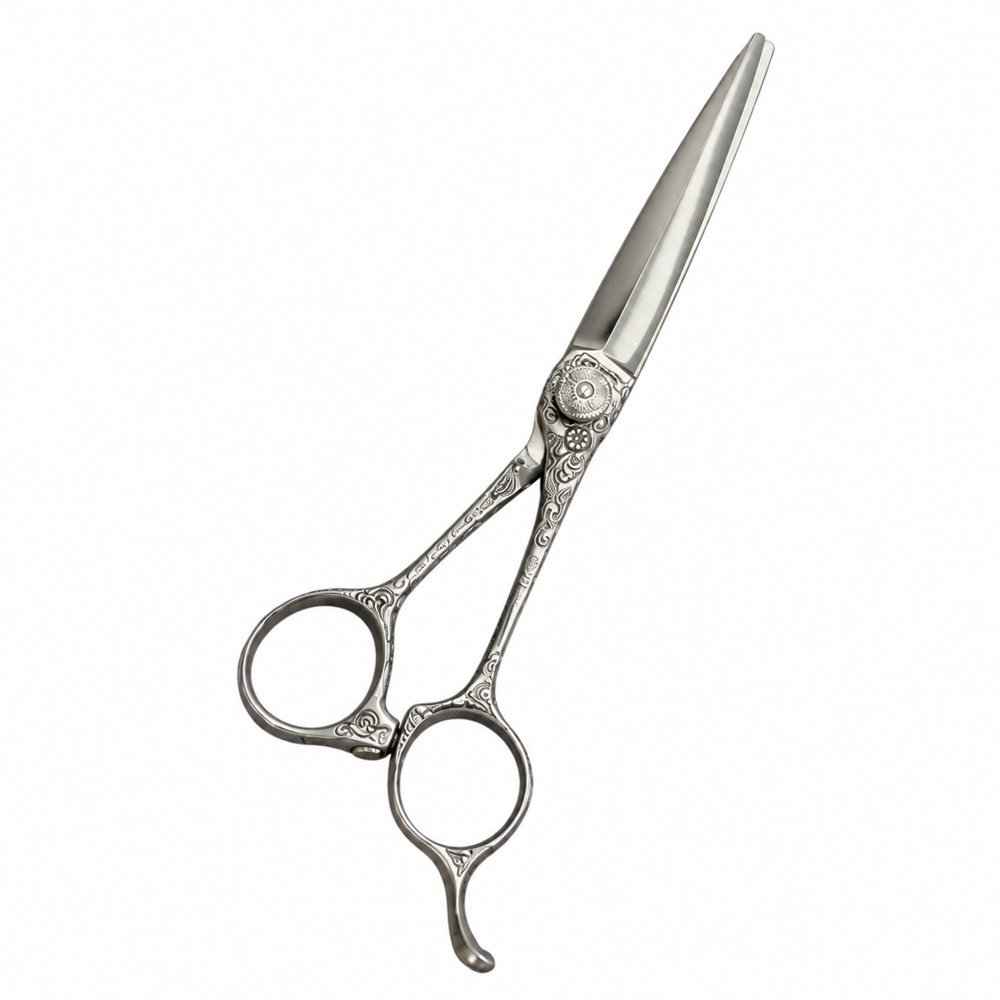KEWQ MS-CT99/6.5 VG10 Retro Gravürlü Düz Kesim Makası