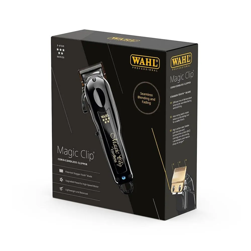 Wahl 5-Star Black Cordless Magic Clip Profesyonel Saç Kesme Makinesi - Görsel 6